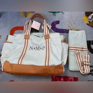 Mint Pottery Barn Baby Diaper Bag